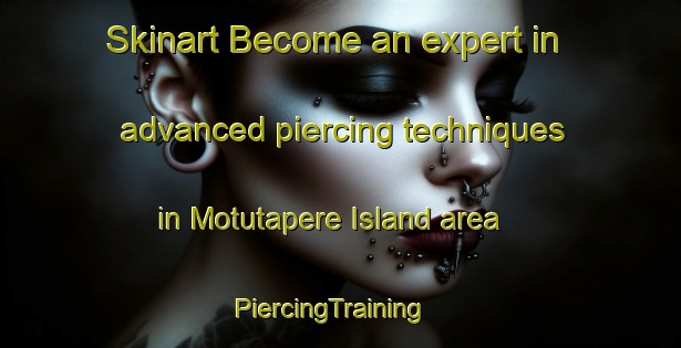 Skinart Become an expert in advanced piercing techniques in Motutapere Island area | PiercingTraining | PiercingClasses | SkinartTraining-New Zealand