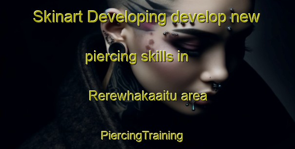 Skinart Developing develop new piercing skills in Rerewhakaaitu area | PiercingTraining | PiercingClasses | SkinartTraining-New Zealand