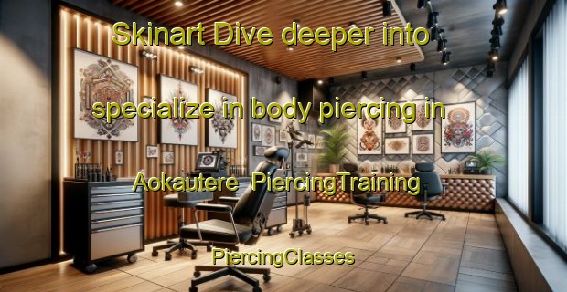 Skinart Dive deeper into specialize in body piercing in Aokautere | #PiercingTraining #PiercingClasses #SkinartTraining-New Zealand