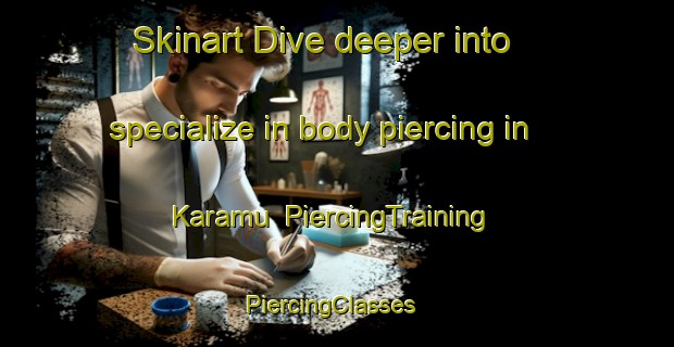 Skinart Dive deeper into specialize in body piercing in Karamu | PiercingTraining | PiercingClasses | SkinartTraining-New Zealand