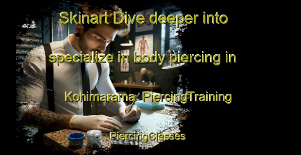 Skinart Dive deeper into specialize in body piercing in Kohimarama | PiercingTraining | PiercingClasses | SkinartTraining-New Zealand