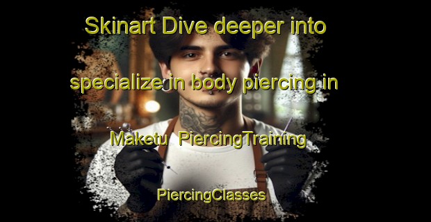 Skinart Dive deeper into specialize in body piercing in Maketu | PiercingTraining | PiercingClasses | SkinartTraining-New Zealand