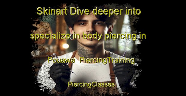 Skinart Dive deeper into specialize in body piercing in Pouawa | PiercingTraining | PiercingClasses | SkinartTraining-New Zealand