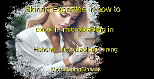 Skinart Expertise in how to excel in microblading in Hohonu | MicrobladingTraining | MicrobladingClasses | SkinartTraining-New Zealand