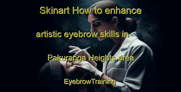 Skinart How to enhance artistic eyebrow skills in Pakuranga Heights area | EyebrowTraining | EyebrowClasses | SkinartTraining-New Zealand