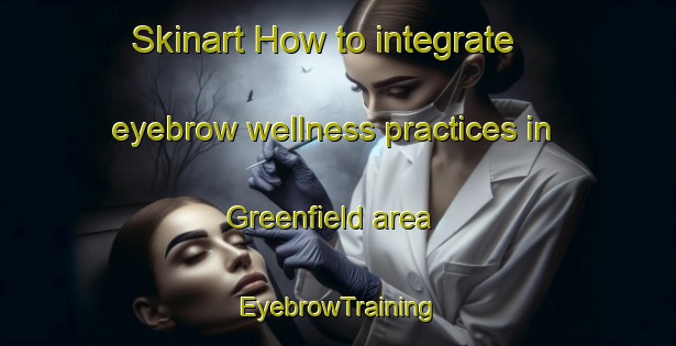 Skinart How to integrate eyebrow wellness practices in Greenfield area | EyebrowTraining | EyebrowClasses | SkinartTraining-New Zealand