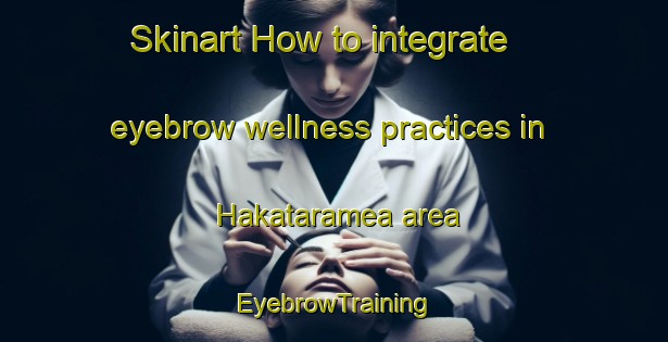 Skinart How to integrate eyebrow wellness practices in Hakataramea area | EyebrowTraining | EyebrowClasses | SkinartTraining-New Zealand