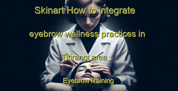 Skinart How to integrate eyebrow wellness practices in Titirangi area | EyebrowTraining | EyebrowClasses | SkinartTraining-New Zealand