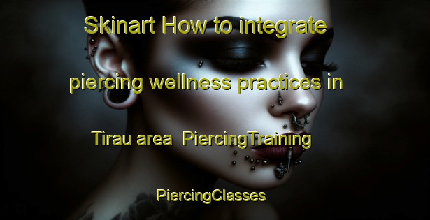 Skinart How to integrate piercing wellness practices in Tirau area | PiercingTraining | PiercingClasses | SkinartTraining-New Zealand