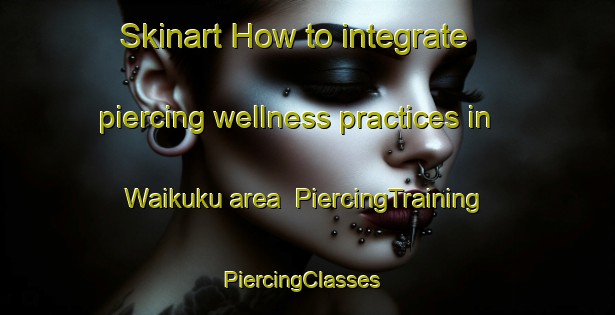 Skinart How to integrate piercing wellness practices in Waikuku area | PiercingTraining | PiercingClasses | SkinartTraining-New Zealand