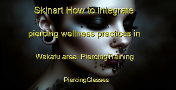 Skinart How to integrate piercing wellness practices in Wakatu area | PiercingTraining | PiercingClasses | SkinartTraining-New Zealand