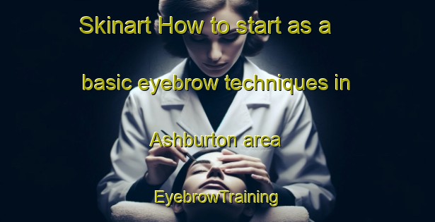 Skinart How to start as a basic eyebrow techniques in Ashburton area | EyebrowTraining | EyebrowClasses | SkinartTraining-New Zealand