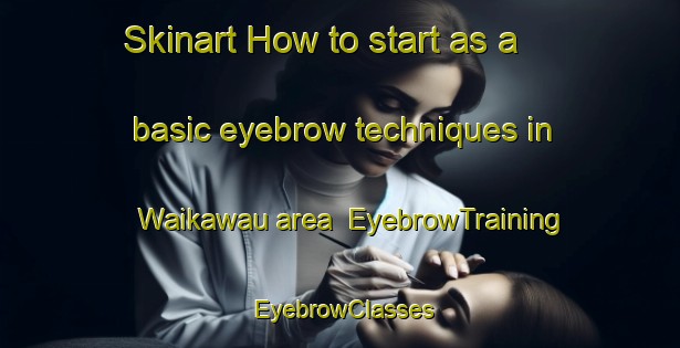 Skinart How to start as a basic eyebrow techniques in Waikawau area | EyebrowTraining | EyebrowClasses | SkinartTraining-New Zealand