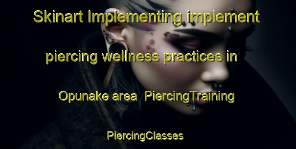 Skinart Implementing implement piercing wellness practices in Opunake area | PiercingTraining | PiercingClasses | SkinartTraining-New Zealand