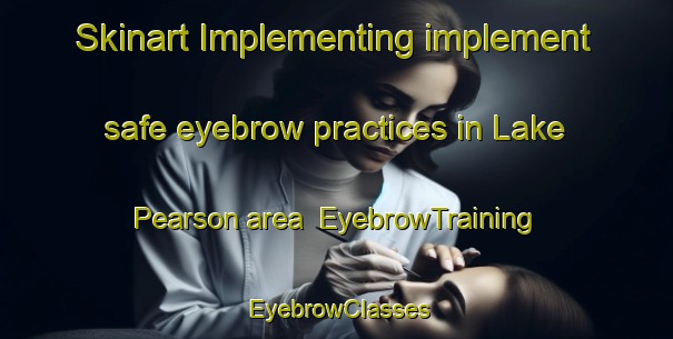 Skinart Implementing implement safe eyebrow practices in Lake Pearson area | EyebrowTraining | EyebrowClasses | SkinartTraining-New Zealand