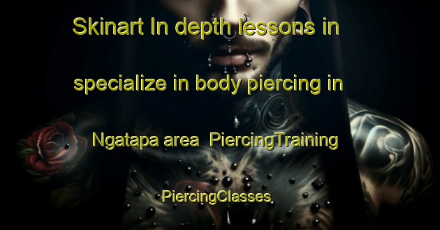 Skinart In-depth lessons in specialize in body piercing in Ngatapa area | PiercingTraining | PiercingClasses | SkinartTraining-New Zealand