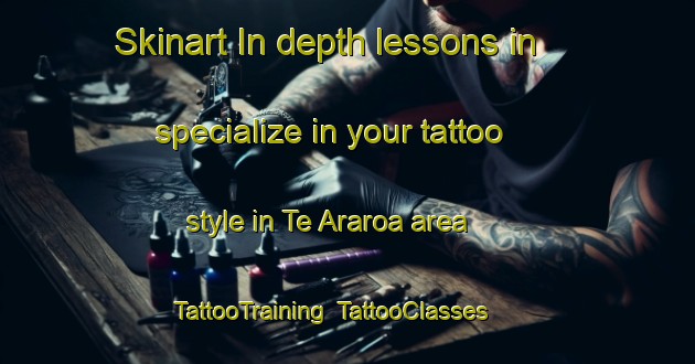 Skinart In-depth lessons in specialize in your tattoo style in Te Araroa area | TattooTraining | TattooClasses | SkinartTraining-New Zealand