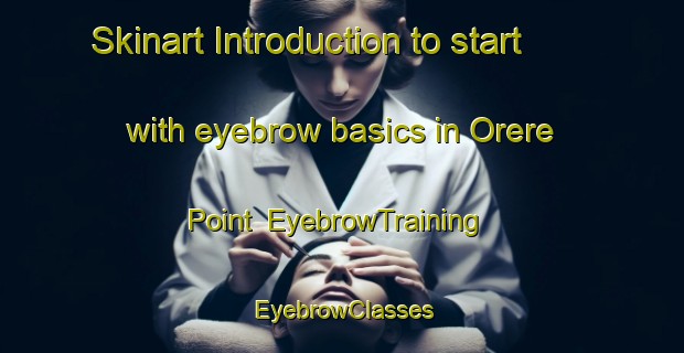Skinart Introduction to start with eyebrow basics in Orere Point | EyebrowTraining | EyebrowClasses | SkinartTraining-New Zealand