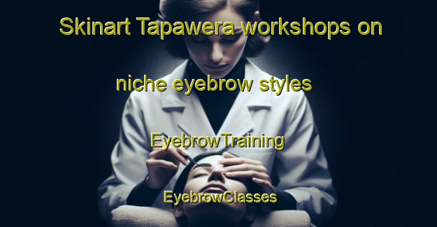 Skinart Tapawera workshops on niche eyebrow styles | EyebrowTraining | EyebrowClasses | SkinartTraining-New Zealand